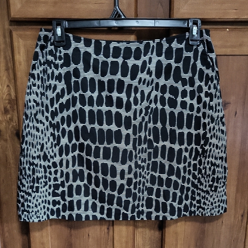 Tail Black and White Golf Skort